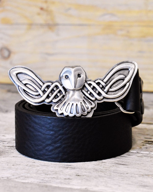 Owl Leather Belt - Mishnóc