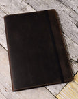 Distressed Leather Notebook Cover A4 - Mishnóc