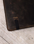 Distressed Leather Notebook Cover A4 - Mishnóc