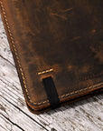 A4 2026 Leather Diary Cover With Page a Day Diary and Pen - Mishnóc