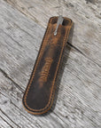 Distressed Leather Pen Case - Mishnóc