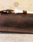 mishnóc Leather Golf Ball Caddy - Mishnóc