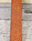 Celtic Smoked Bull Hide Leather Belt - Mishnóc
