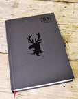 A5 2026 Leather Diary Cover With Page a Day Diary and Pen - Mishnóc