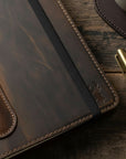 A5 2026 Leather Diary Cover With Page a Day Diary and Pen