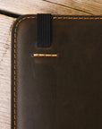 A5 2026 Leather Diary Cover With Page a Day Diary and Pen