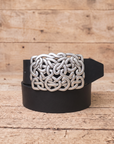 Keltische knoop leren riem