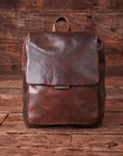 "Cormac" 14" Laptop Leather Backpack