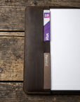 A5 Distressed Leather Notebook Cover - Mishnóc