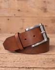 Jeans 24 – Brauner Gürtel aus Bullenleder