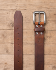 Smoked Bull Hide Leather Belt - Mishnóc