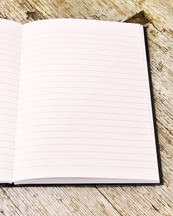 Distressed Leather Notebook Cover A4 - Handcrafted - Mishnóc