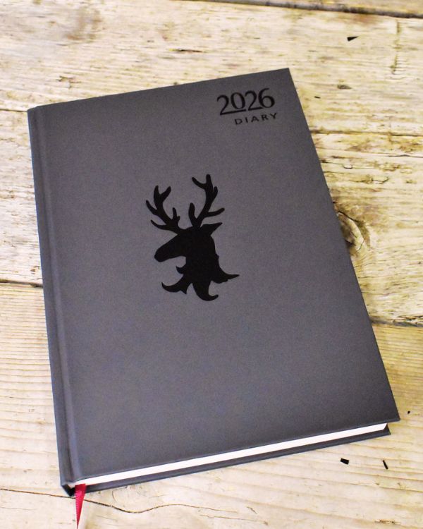 A5 2026 Leather Diary Cover With Page a Day Diary and Pen - Mishnóc
