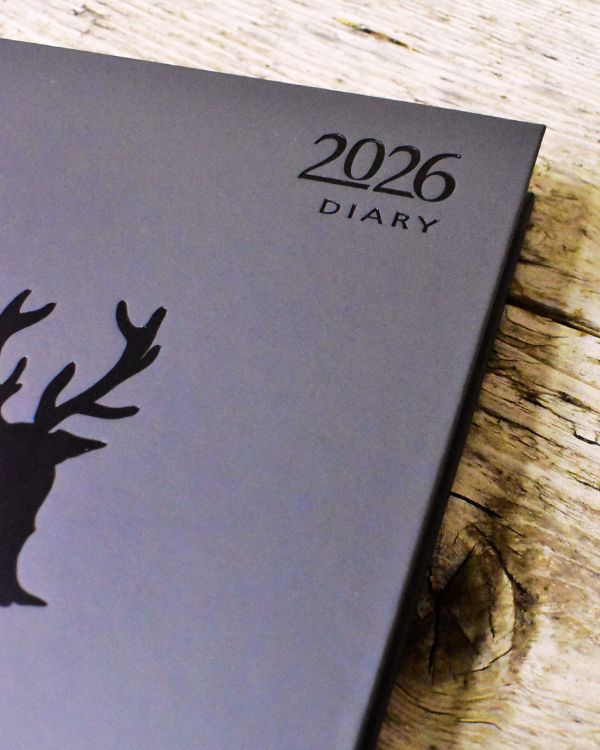 A5 2026 Leather Diary Cover With Page a Day Diary and Pen - Mishnóc