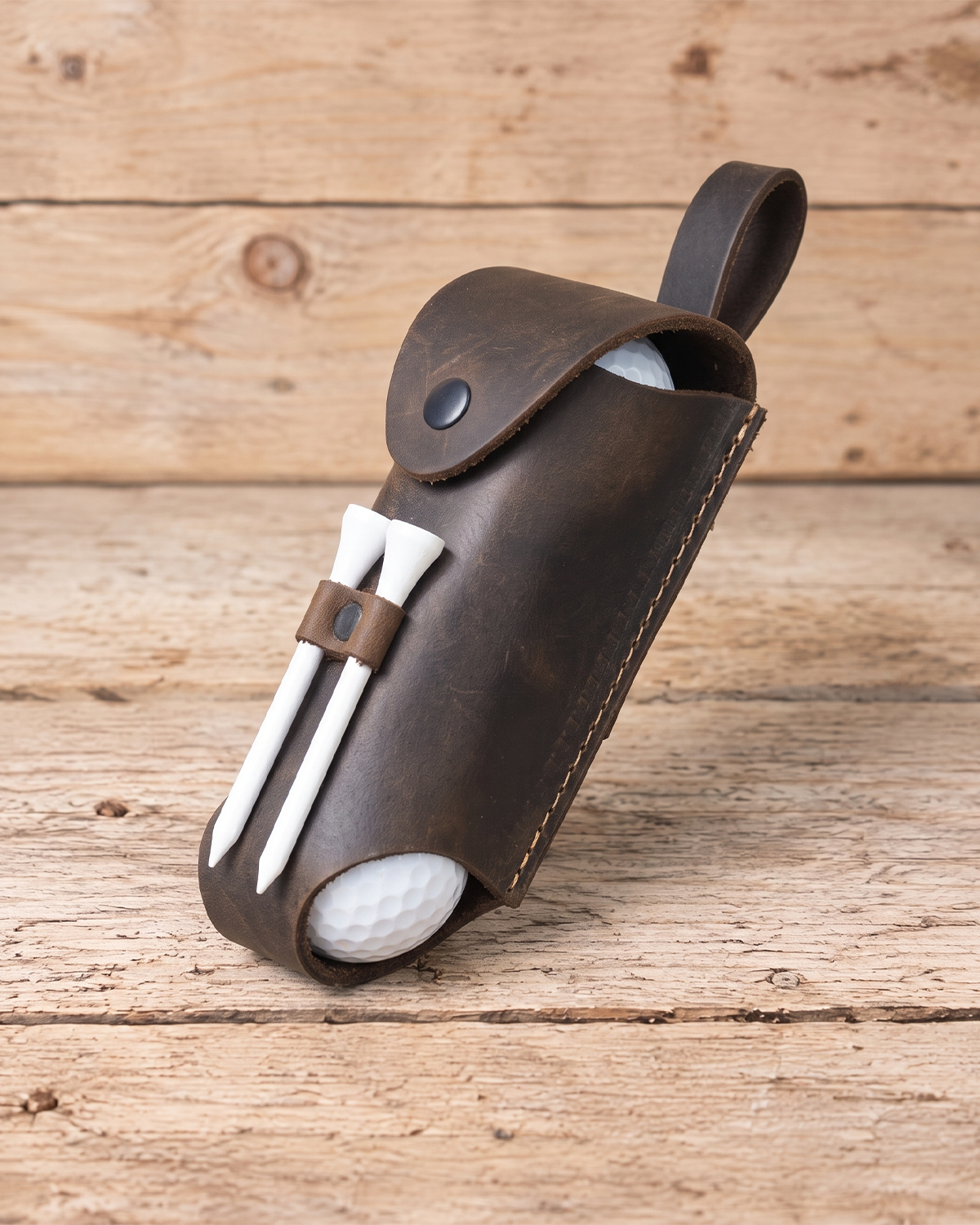 mishnóc Leather Golf Ball Caddy - Mishnóc