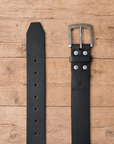 Jeans 21 Black Leather Belt - Mishnóc
