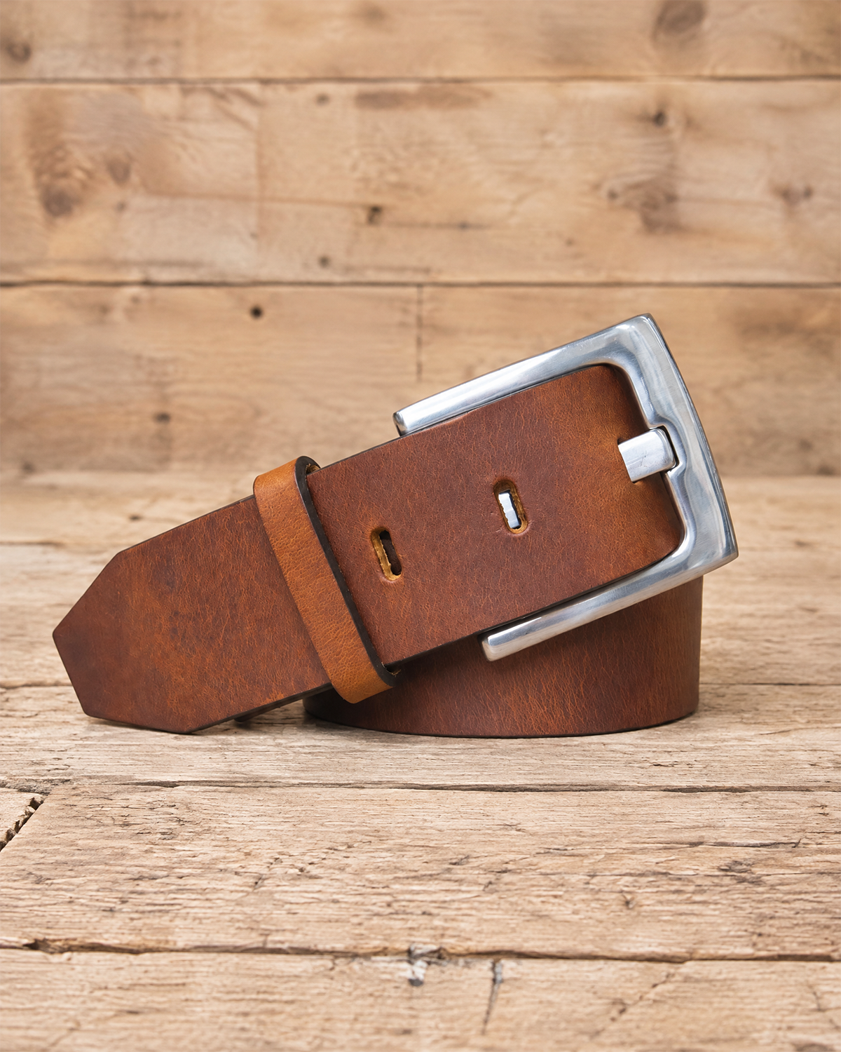 Jeans 25 Bullhide Leather Belt in Two Colours - Mishnóc