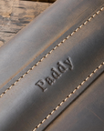 Distressed Leather Journal Cover With Pen -TAN- A4 - Mishnóc