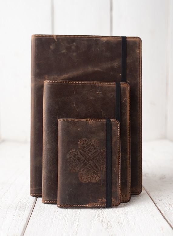Irish Leather Notebook
