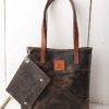 Distressed Leather Tote