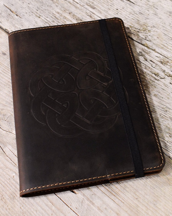 Celtic Knot Leather Notebook