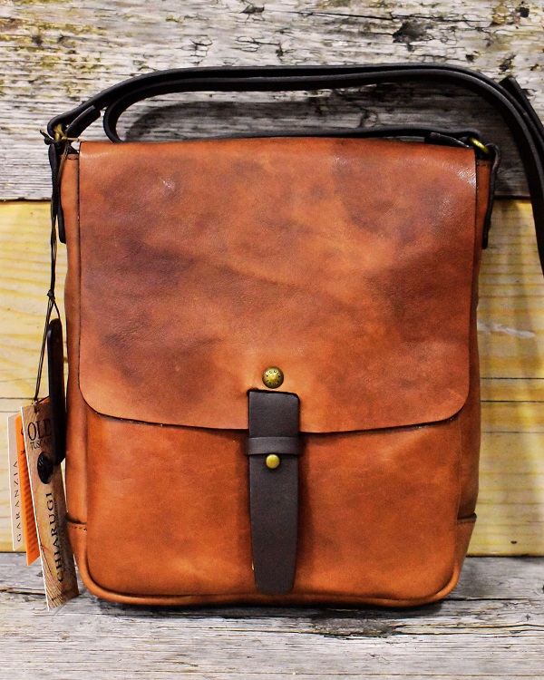Brown leather Doctor Bag Avogadro Chiarugi by Original Tuscany