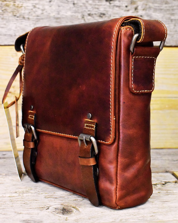 Waxed Leather Crossbody By 1847 Leather - Mishnóc