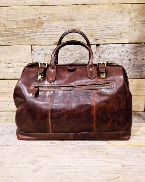 1847 Leather Luggage Dr Bag - Mishnóc