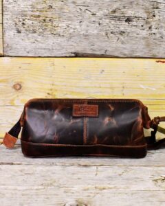 Leather Toiletry Bag