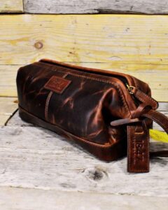 Leather Toiletry Bag