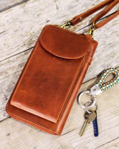 1847 Bríd Leather Smart Phone Wallet Sling Bag