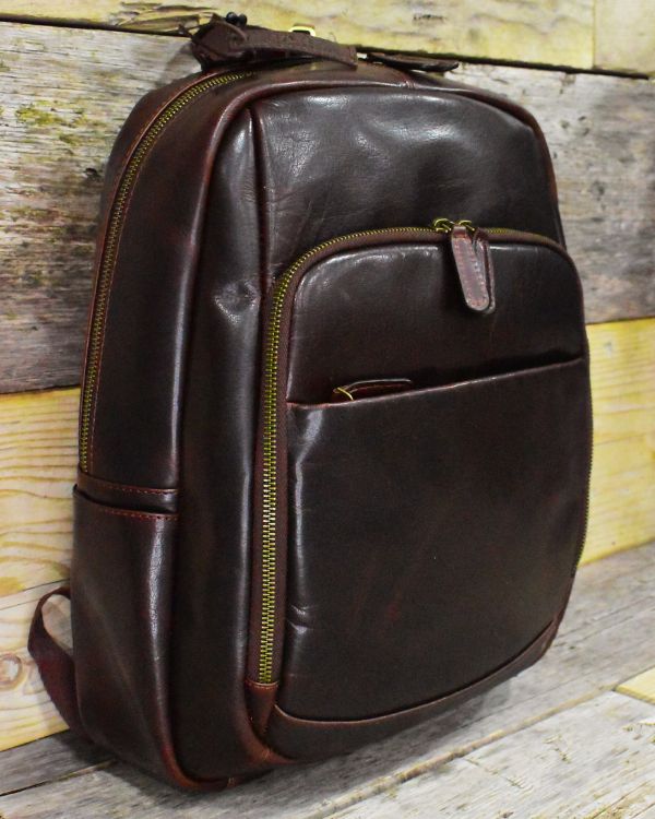 Finbar Leather Back Pack by 1847