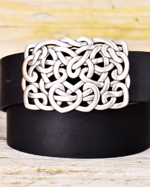 Celtic Knot Leather Belt