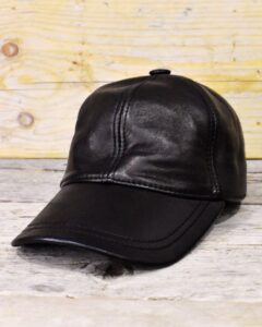 Leather Baseball Cap