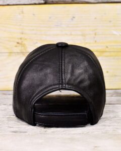 Leather Baseball Cap