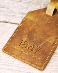 Leather Luggage Tag