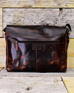 1847 Behon Leather Laptop Bag