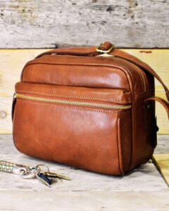 1847 Leather Crossbody Bag