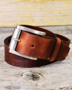 mishnóc Bull Hide Leather Belt